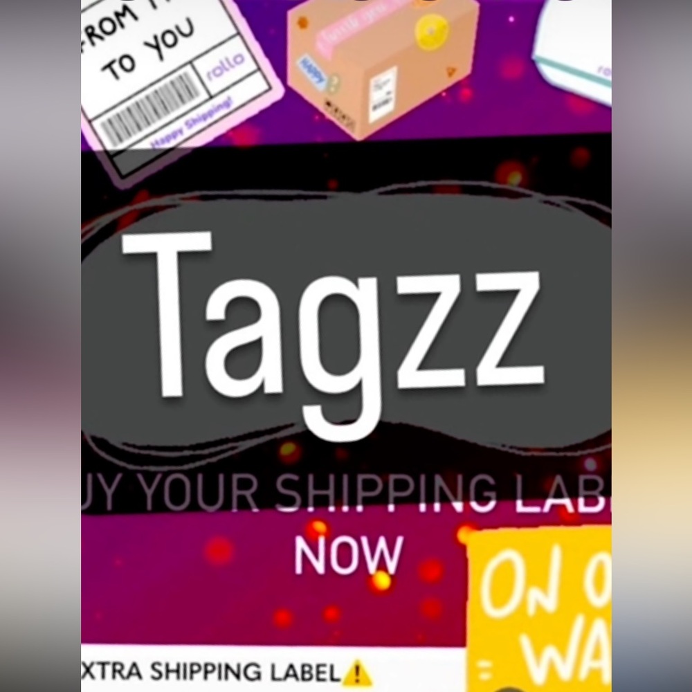 Extra shipping label here for tagzz closet  items